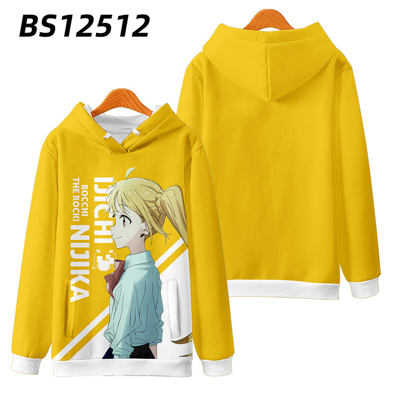 Trendy Anime Bocchi Cosplay Pullover Hoodie