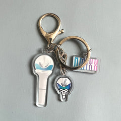 Dolphin Stick Keychain Pendant