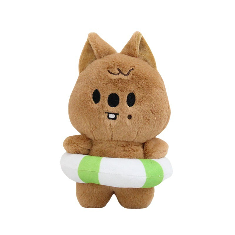 Kpop Members Cartoon Character “Swim Day” Plushies