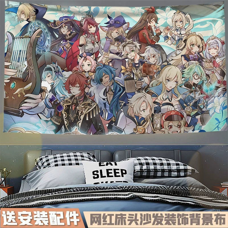 Game Family Photo Hanging Tapestry Decoration