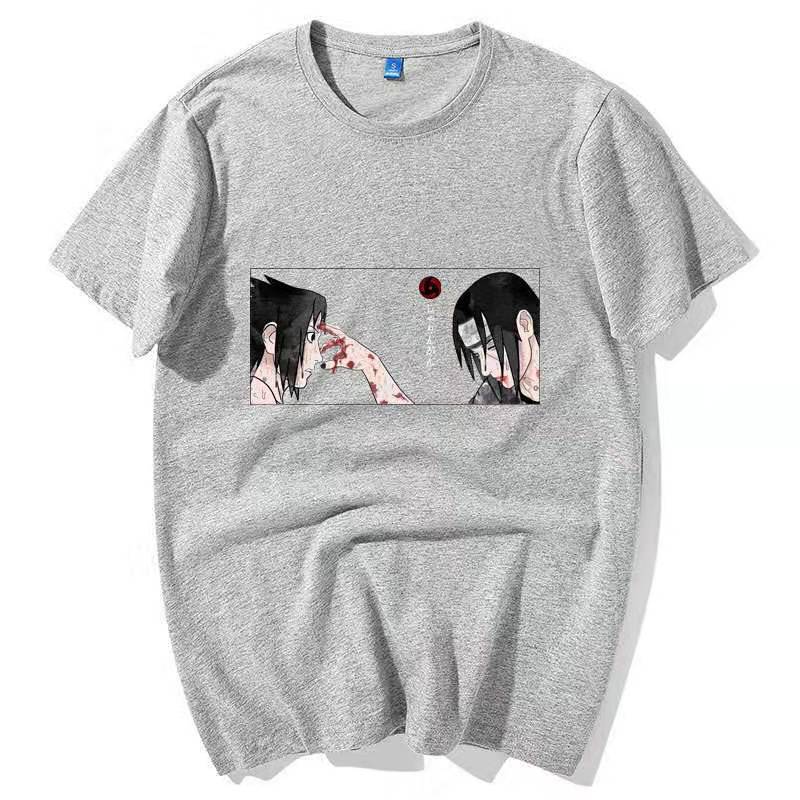 Unisex Sasuke Itachi Printed Short-sleeved T-shirt