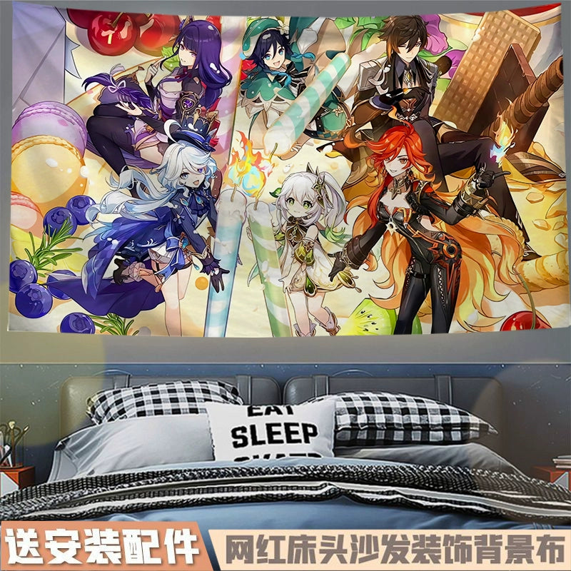 Game Family Photo Hanging Tapestry Decoration