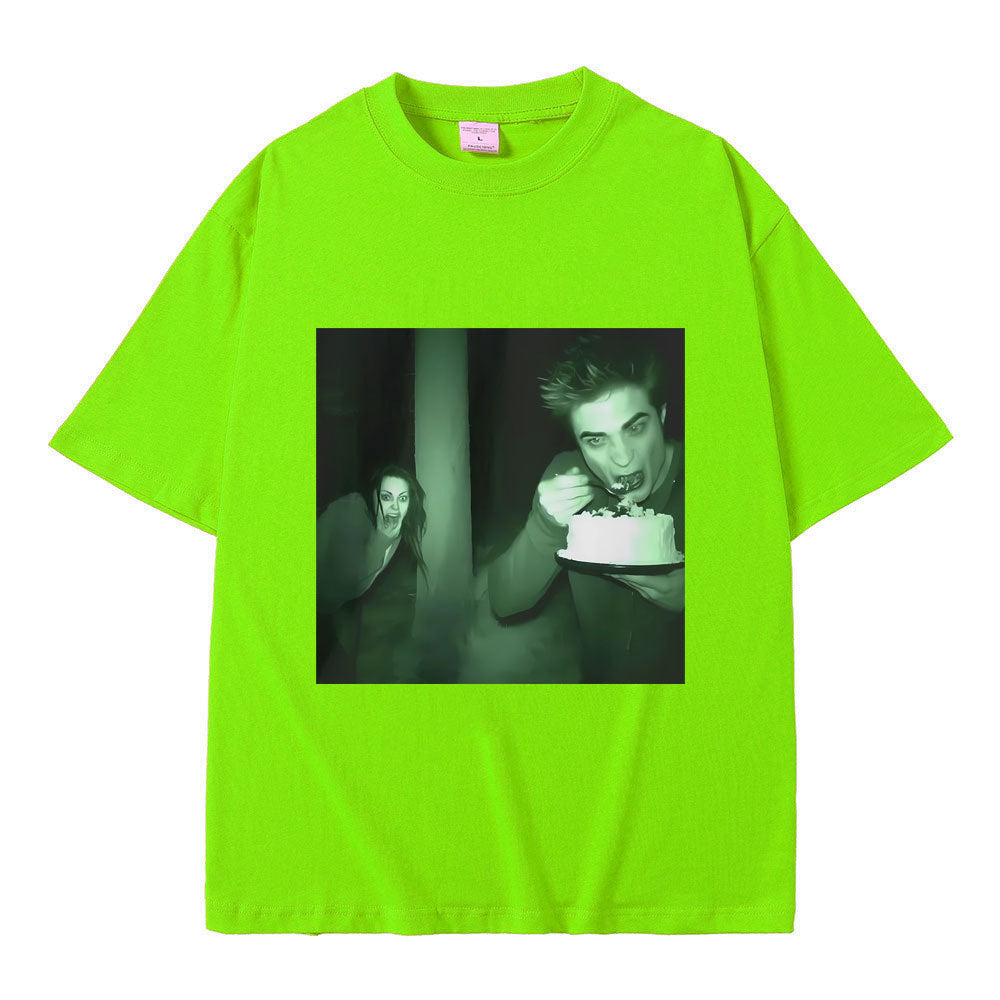 Funny Twilight Edward and Bella Print Tee