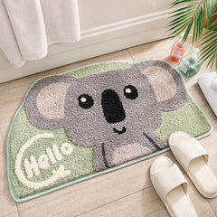 Cartoon Animals Absorbent Floor Mat