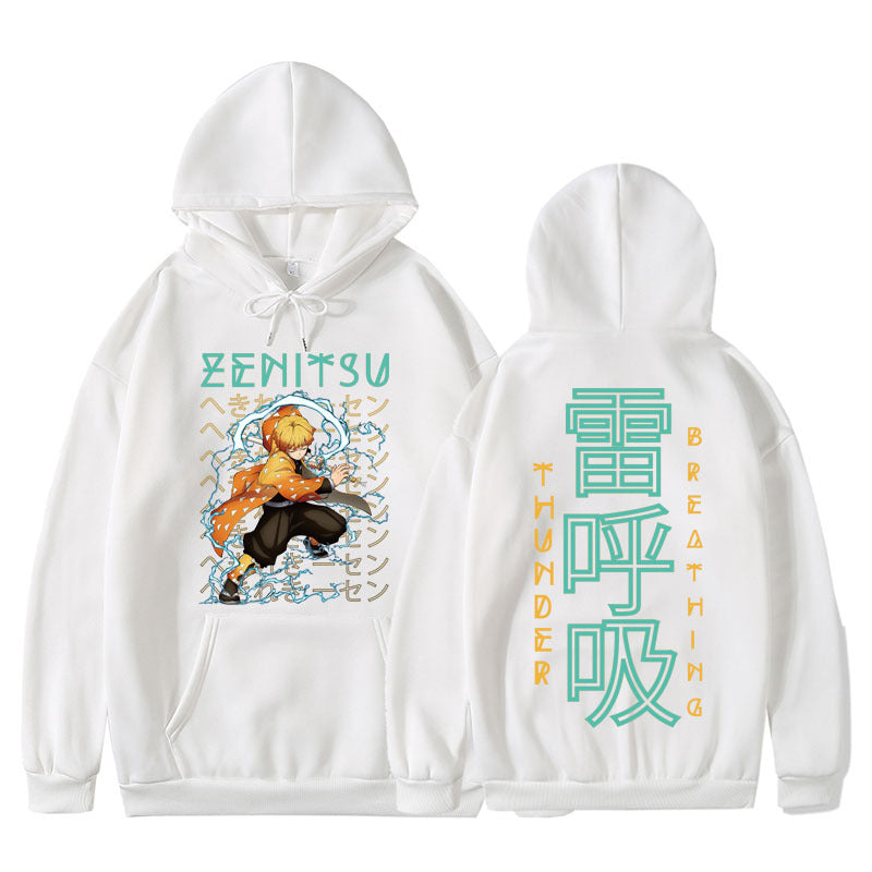 Unisex Anime Graphic Printed Casual Hoodie