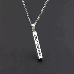 H2H Name Tag Titanium Steel Necklace
