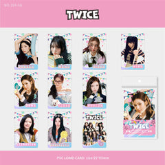 10PCS TWICE TEN The Story Goes on Transparent Photocard