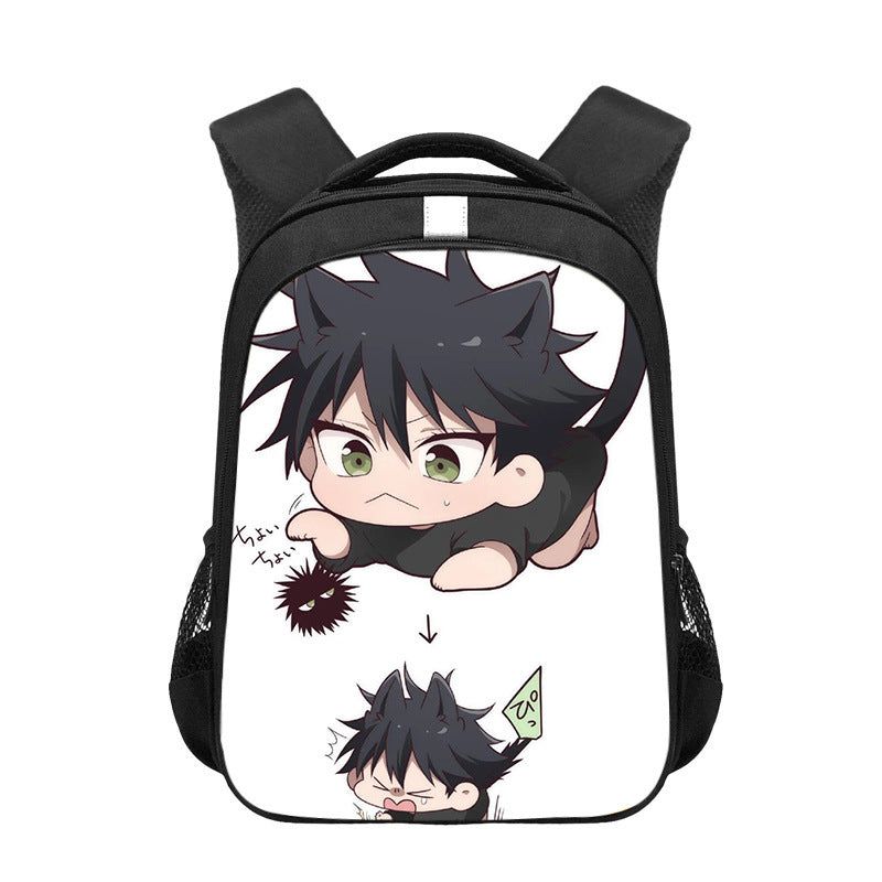 Cute Children's Anime Printed School Backpack