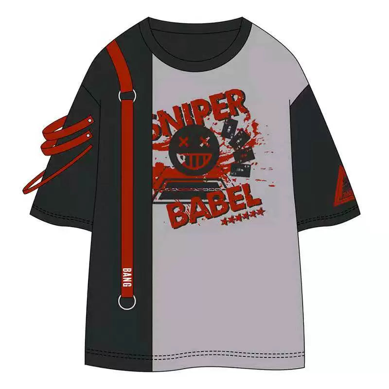 Unisex Game Cosplay Casual T-shirt Suit