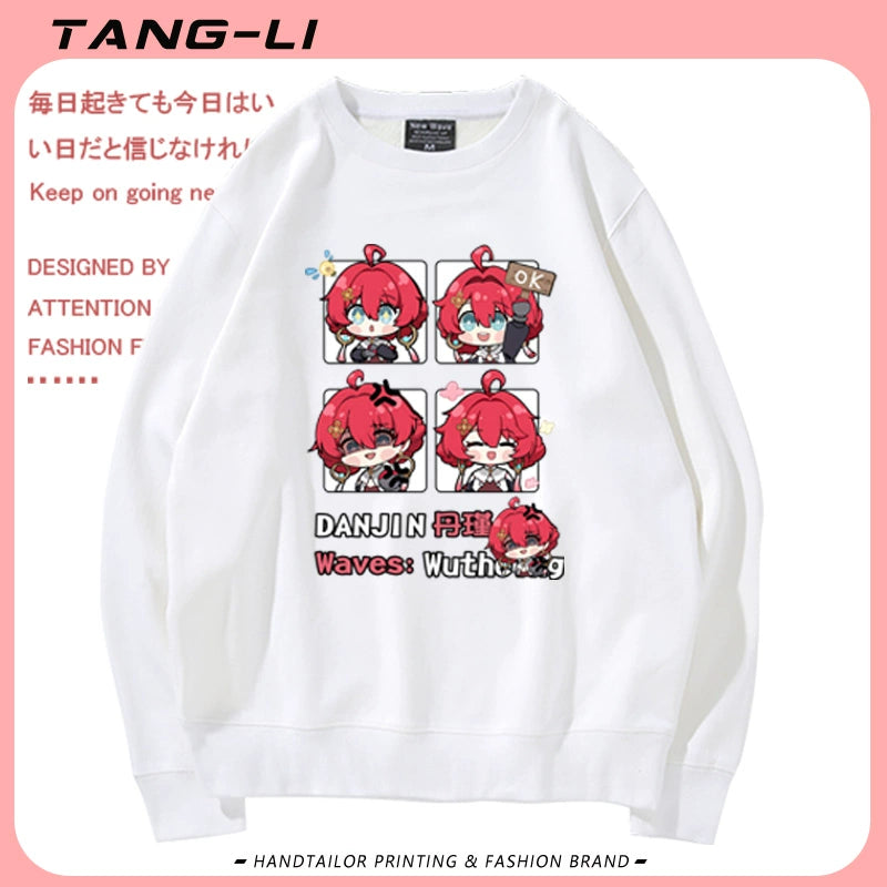 Unisex Game Pattern Crew Neck Sweatshirt