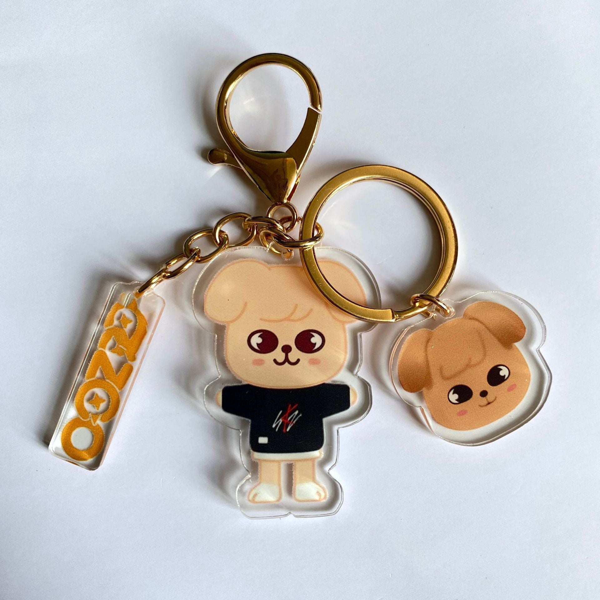 Kpop Cartoon Acrylic Double-sided Keychain