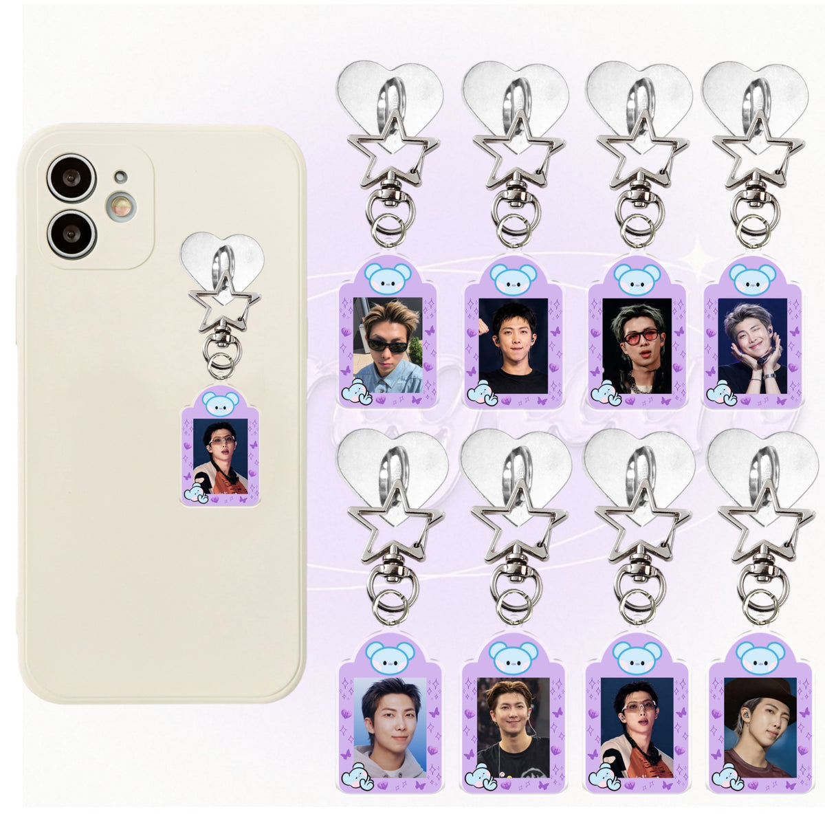 BANGTAN Acrylic Pendant Phone Charm