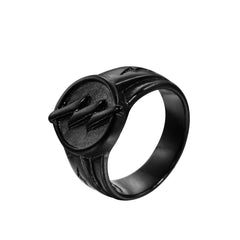 Retro Fashion Stainless Steel Lightning Ring