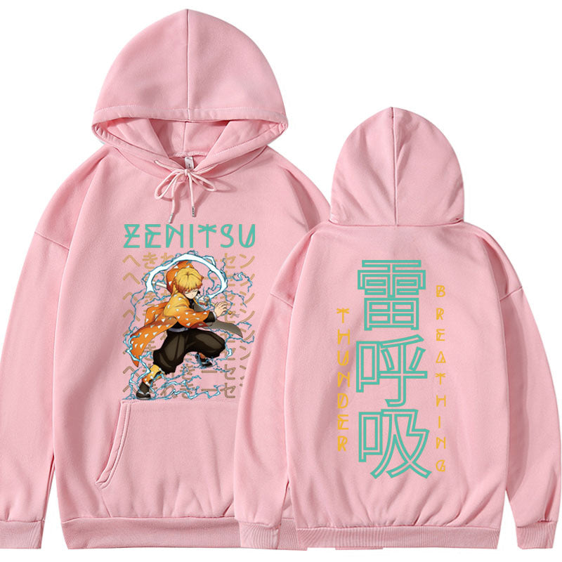 Unisex Anime Graphic Printed Casual Hoodie