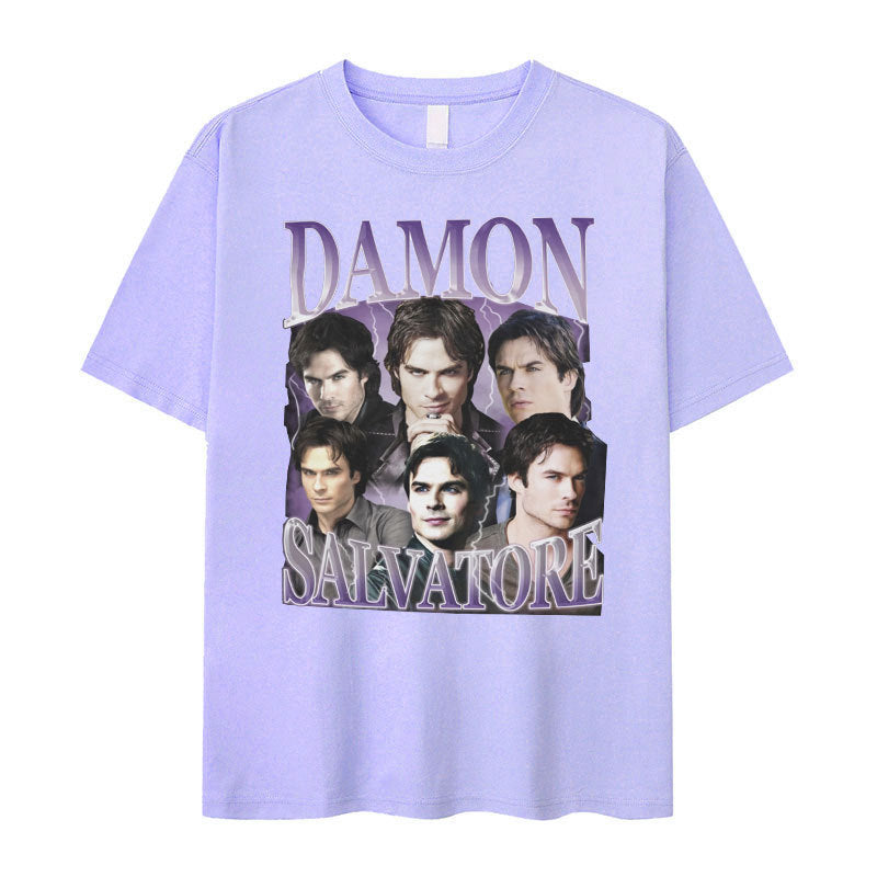 Damon Salvatore TV Series Graphic T-Shirt