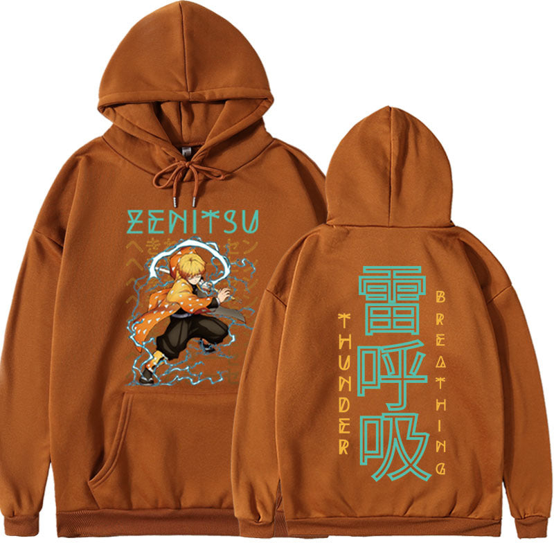 Unisex Anime Graphic Printed Casual Hoodie