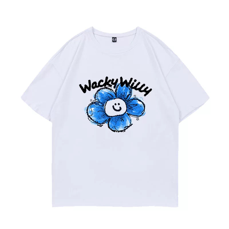 YOUNGJAE Same Graphic Round Neck T-shirt