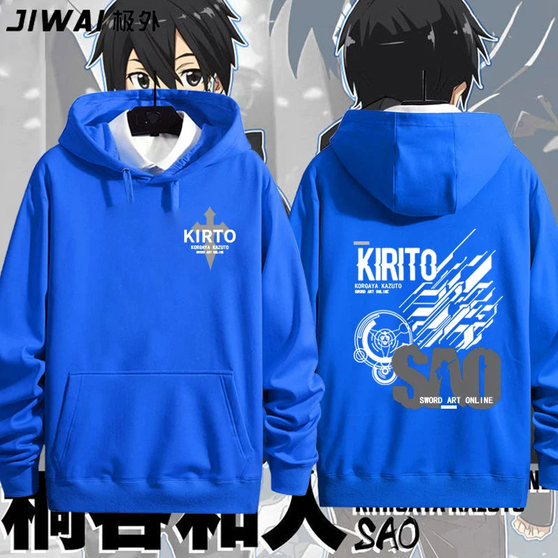 Unisex Anime Pattern Print Cos Hoodie
