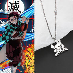 Cool Anime Titanium Steel Pendant Necklace