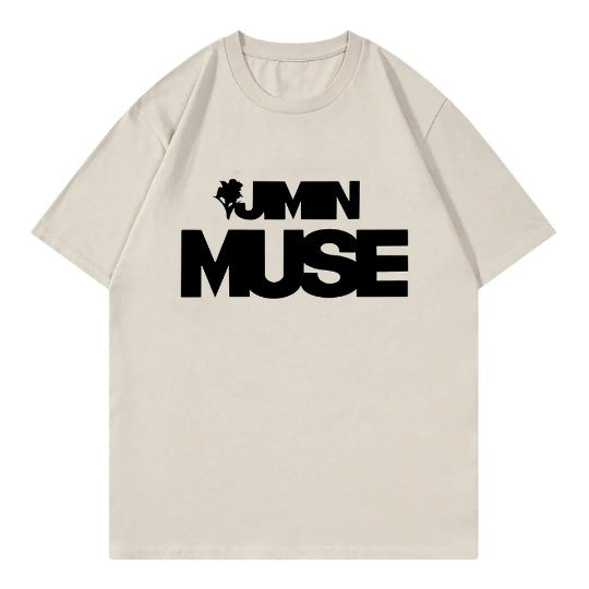 Unisex Kpop Jimin Muse Cotton T-shirt