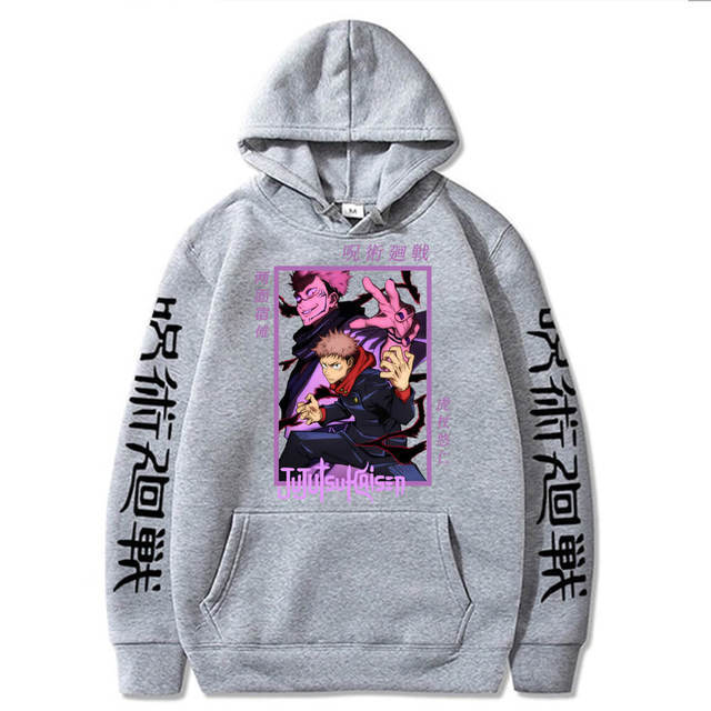 Trendy Anime Printed Casual Loose Hoodie