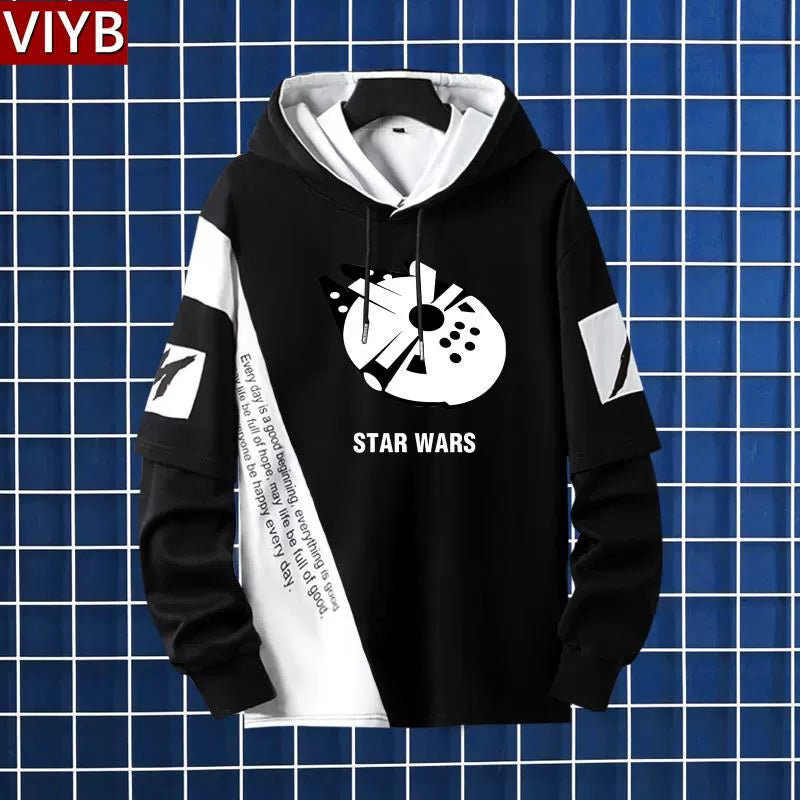 Men's The Mandalorian Print Hooded Jacket