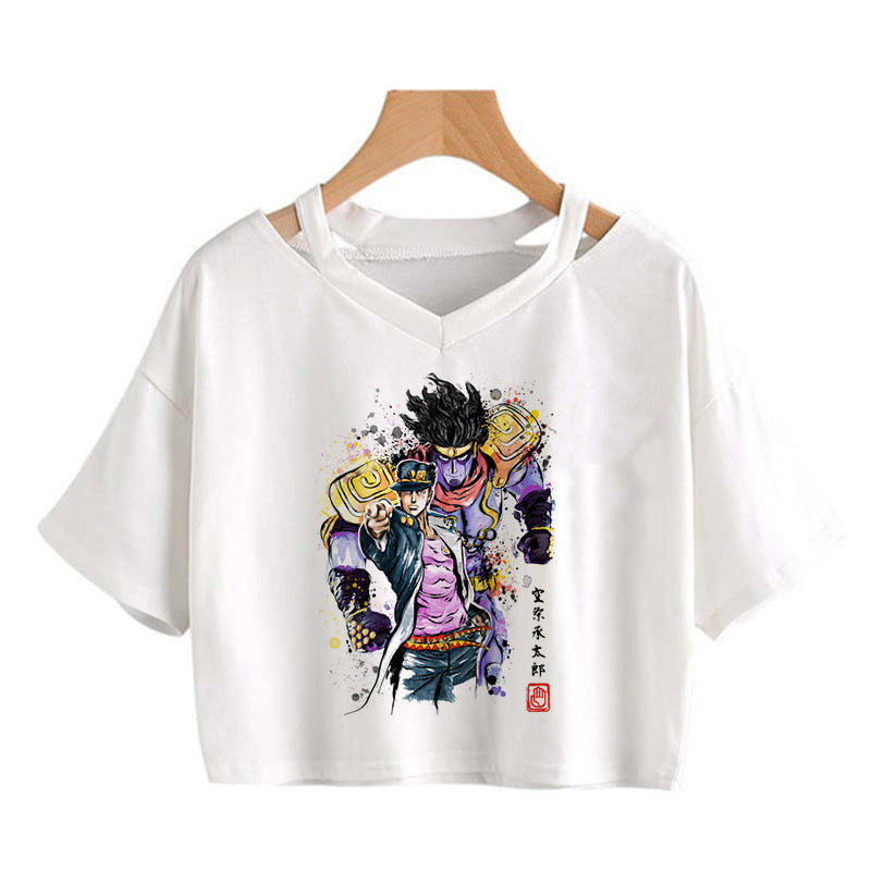 Chic Girls Jojo Printed Crop Top T-shirt