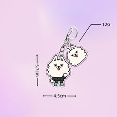TAEHYUN SOOBIN Acrylic Pendant Keychain