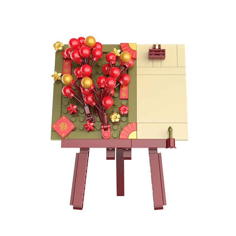 DIY Rose with Music Box Building Blocks