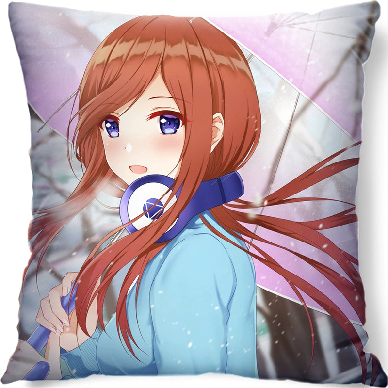 Nakano Anime Throw Pillow