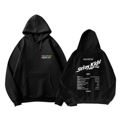 SKZ RUN IT Poster Print Casual Hoodie