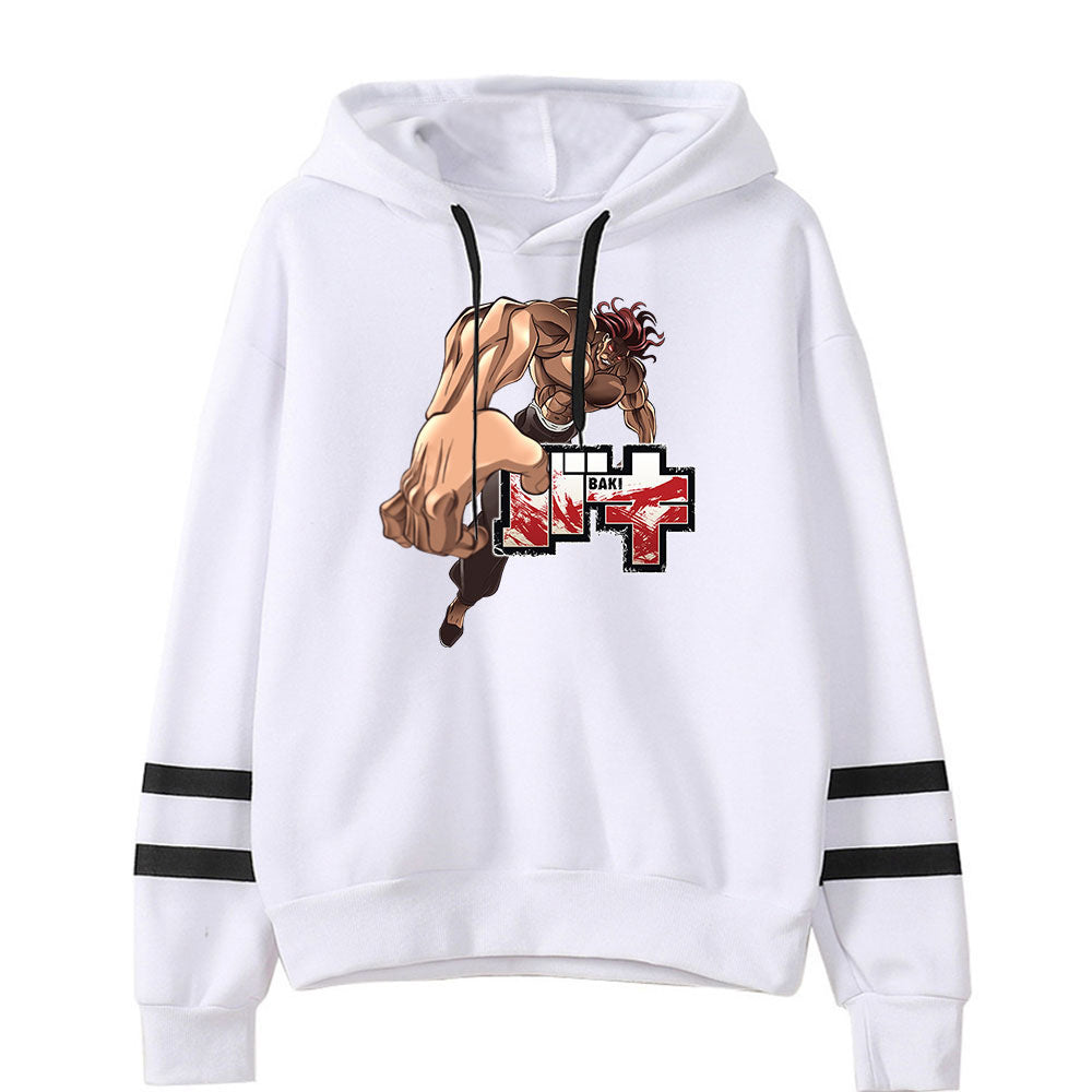 Casual Anime Graphic Print Loose Hoodie