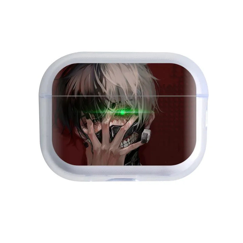 Creative Anime Airpods Transparent Case