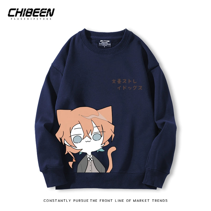 Unisex Dazai Anime Crew Neck Sweatshirt