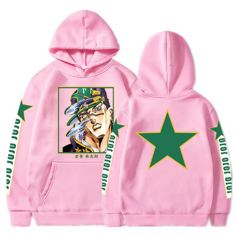 Unisex Casual Jojo Cosplay Relaxed Hoodie