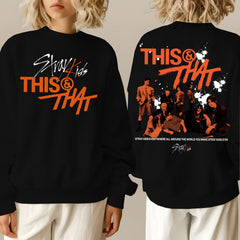 SKZ This & That Tracklist Print Crew Neck Sweatshirt