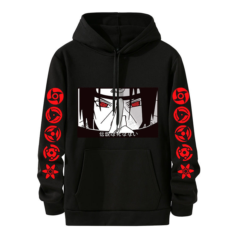 Unisex Anime Graphic Print Casual Hoodie