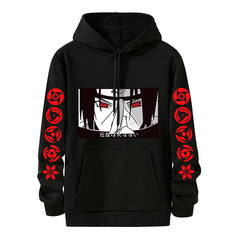 Unisex Anime Graphic Print Casual Hoodie