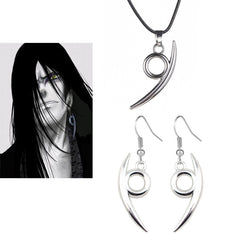 Creative Anime Cosplay Earrings Necklace