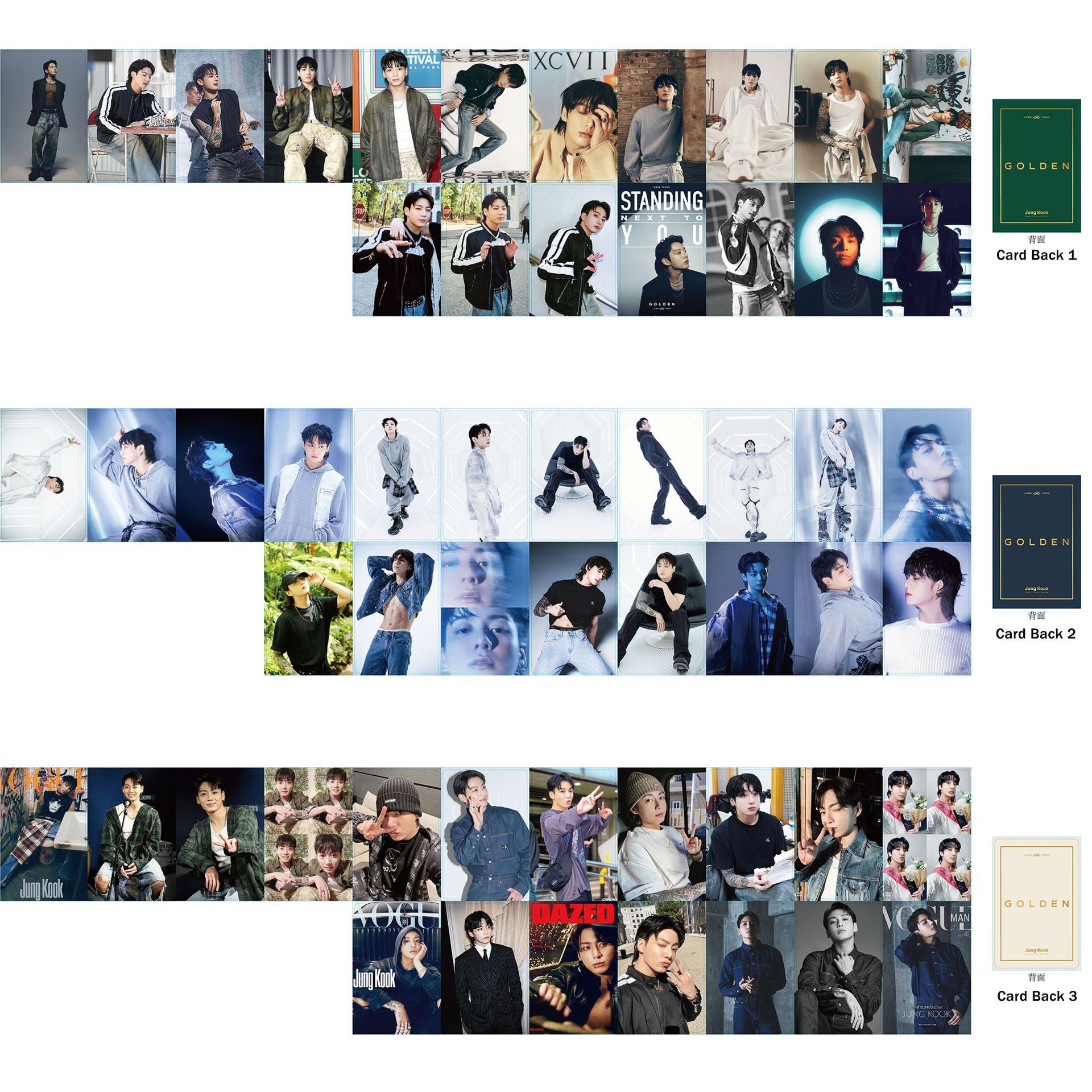 Golden Album Photocards First Solo Album Photo Cards Kpop Lomo Card Set