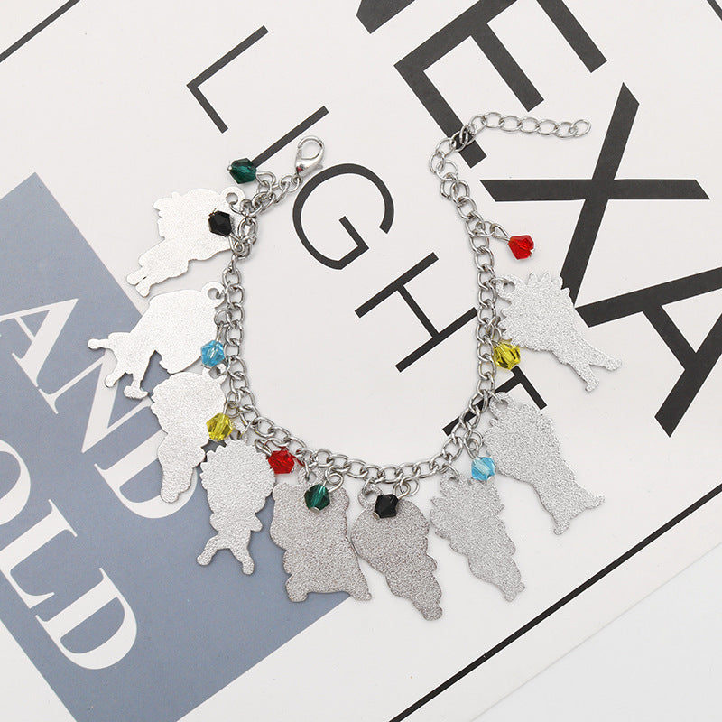 Cartoon Anime Alloy Bracelet