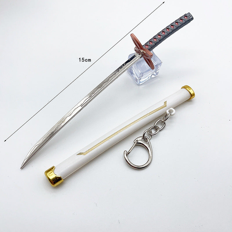 Trendy Anime Weapon Model Keychain