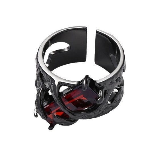 Retro Zircon Game Cos Ring