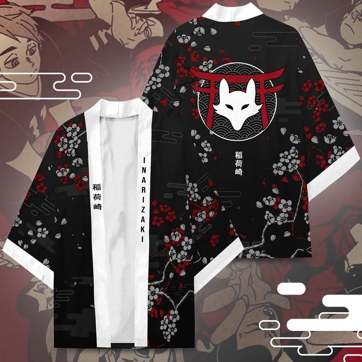 Unisex Anime Cosplay Kimono Cloak