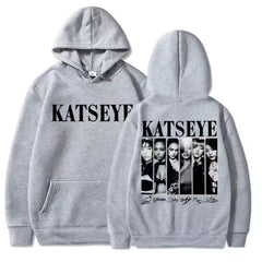 Trendy Kpop Print Casual Hoodie Top