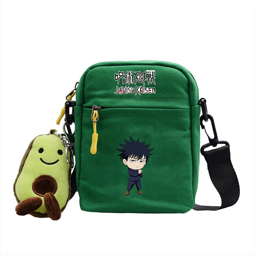 Casual Cartoon Anime Canvas Shoulder Bag