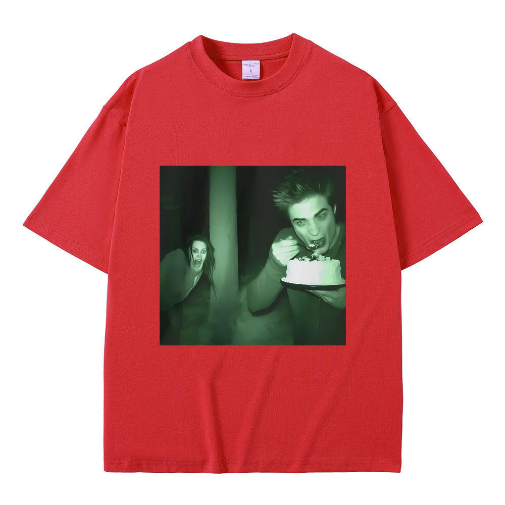 Funny Twilight Edward and Bella Print Tee