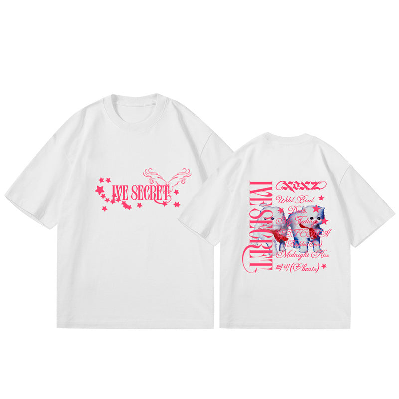 IVE SECRET Poster Crew Neck T-shirt
