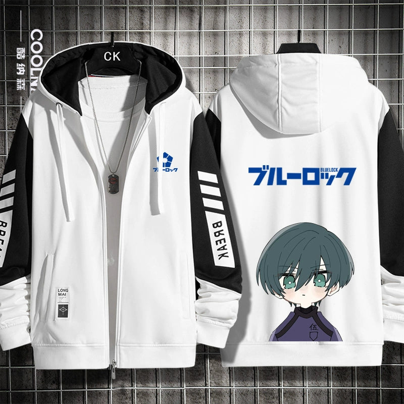 Cool Anime Printed Cardigan Thin Hoodie