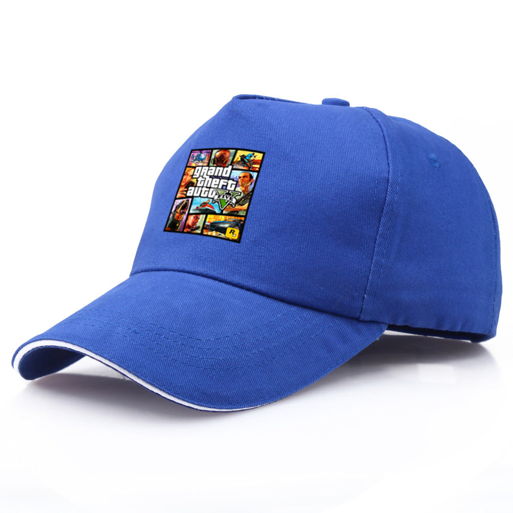 Casual Game Logo Printed Baseball Cap